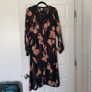 Midi shirt dress
